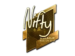 Sticker | Nifty (Gold) | Boston 2018 - $ 369.79