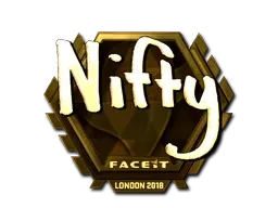 Sticker | Nifty (Gold) | London 2018 - $ 212.52