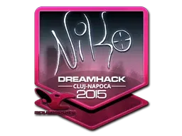 Sticker | NiKo (Foil) | Cluj-Napoca 2015 - $ 378.00