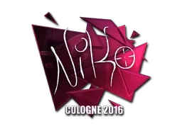 Sticker | NiKo (Foil) | Cologne 2016 - $ 212.53