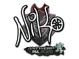 Sticker | NiKo (Glitter) | Antwerp 2022 - $ 0.94