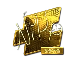 Sticker | NiKo (Gold) | Atlanta 2017 - $ 87.37