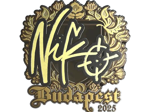 Sticker | NiKo (Gold) | Budapest 2025 - $ 24.76