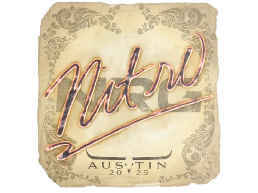 Sticker | nitr0 | Austin 2025 - $ 0.04