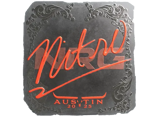 Sticker | nitr0 (Foil) | Austin 2025 - $ 0.08