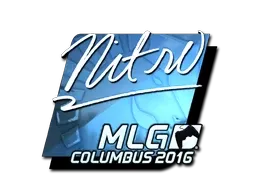 Sticker | nitr0 (Foil) | MLG Columbus 2016 - $ 20.83