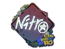 Sticker | nitr0 (Glitter) | Rio 2022 - $ 0.07