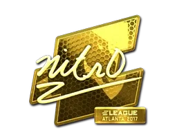 Sticker | nitr0 (Gold) | Atlanta 2017 - $ 100.08