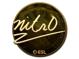 Sticker | nitr0 (Gold) | Katowice 2019 - $ 49.28