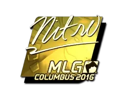 Sticker | nitr0 (Gold) | MLG Columbus 2016 - $ 37.72