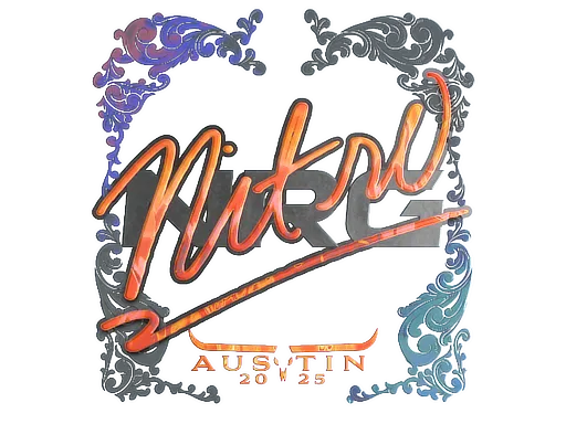Sticker | nitr0 (Holo) | Austin 2025 - $ 1.57
