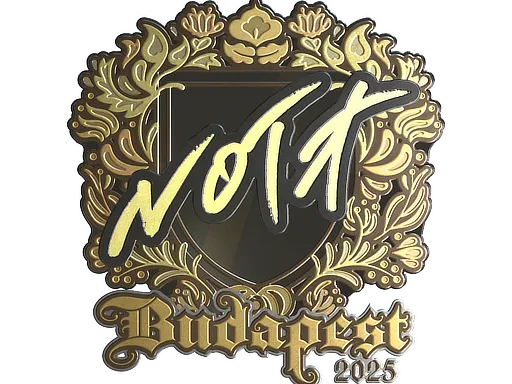 Sticker | nota (Gold) | Budapest 2025 - $ 7.65