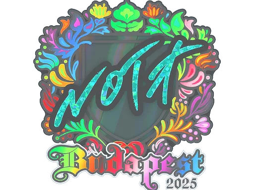 Sticker | nota (Holo) | Budapest 2025 - $ 1.33
