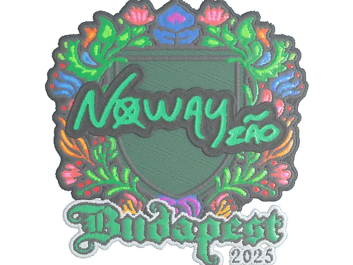 Sticker | noway (Embroidered) | Budapest 2025 - $ 0.04