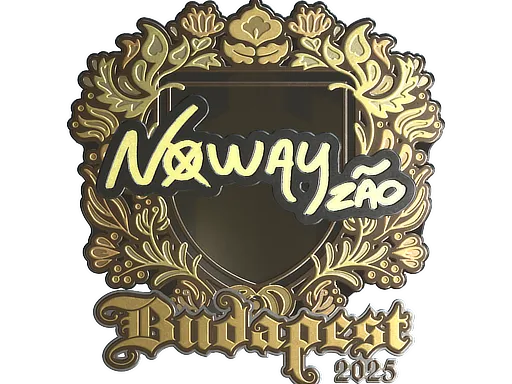 Sticker | noway (Gold) | Budapest 2025 - $ 2.19