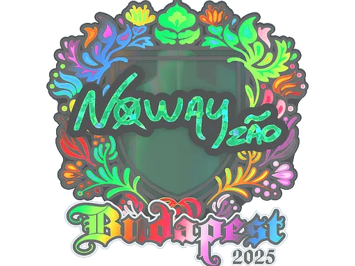 Sticker | noway (Holo) | Budapest 2025 - $ 1.03