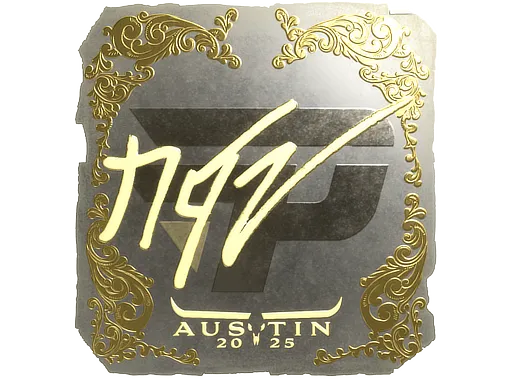 Sticker | NQZ (Gold) | Austin 2025 - $ 1.38