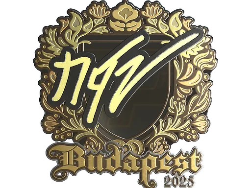 Sticker | NQZ (Gold) | Budapest 2025 - $ 1.22