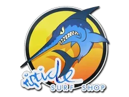 Sticker | Ocean Sunset Stabbyfish - $ 0.51