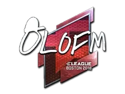 Sticker | olofmeister (Foil) | Boston 2018 - $ 11.46