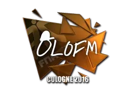 Sticker | olofmeister (Foil) | Cologne 2016 - $ 21.93