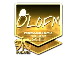 Sticker | olofmeister (Gold) | Cluj-Napoca 2015 - $ 23.87