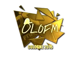 Sticker | olofmeister (Gold) | Cologne 2016 - $ 46.34