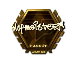 Sticker | olofmeister (Gold) | London 2018 - $ 271.60
