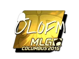 Sticker | olofmeister (Gold) | MLG Columbus 2016 - $ 27.61