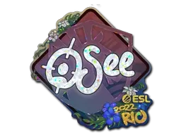 Sticker | oSee (Glitter) | Rio 2022 - $ 0.11