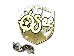 Sticker | oSee (Gold) | Paris 2023 - $ 1.56