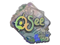 Sticker | oSee (Holo) | Rio 2022 - $ 0.89