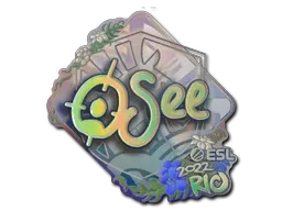 Sticker | oSee (Holo) | Rio 2022 - $ 0.67