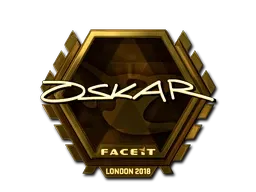 Sticker | oskar (Gold) | London 2018 - $ 160.58