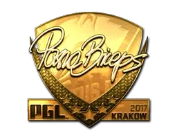 Sticker | pashaBiceps (Gold) | Krakow 2017 - $ 1800.00