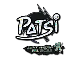 Sticker | Patsi (Glitter) | Antwerp 2022 - $ 0.07