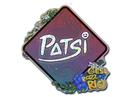 Sticker | Patsi (Glitter) | Rio 2022 - $ 0.04