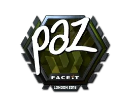 Sticker | paz (Foil) | London 2018 - $ 8.11