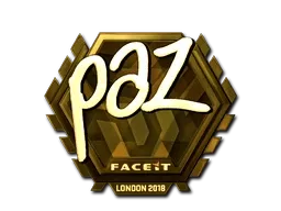 Sticker | paz (Gold) | London 2018 - $ 116.42