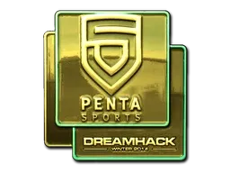 Sticker | PENTA Sports (Gold) | DreamHack 2014 ``