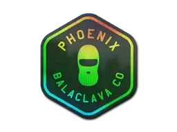 Sticker | Phoenix Balaclava Co. (Holo) - $ 1.38