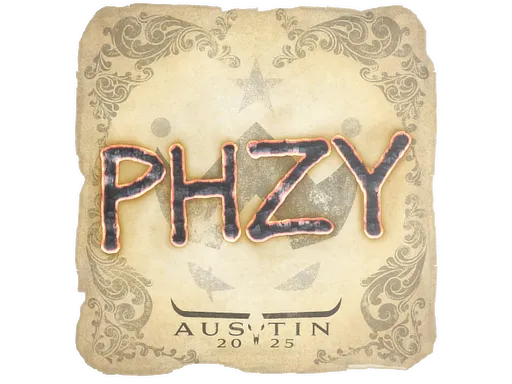 Sticker | phzy | Austin 2025 - $ 0.03