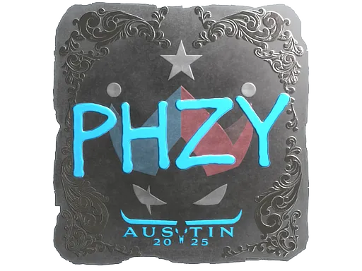 Sticker | phzy (Foil) | Austin 2025 - $ 0.09