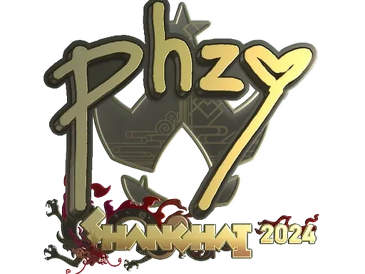 Sticker | phzy (Gold) | Shanghai 2024 - $ 0.00