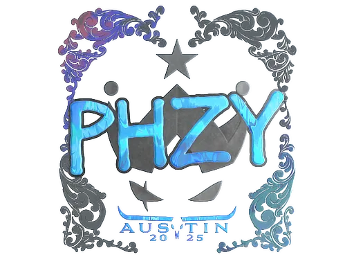 Sticker | phzy (Holo) | Austin 2025 - $ 0.82