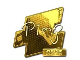 Sticker | Pimp (Gold) | Atlanta 2017 - $ 101.50