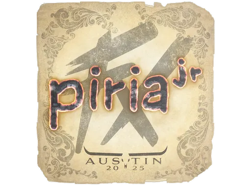 Sticker | piriajr | Austin 2025 - $ 0.03