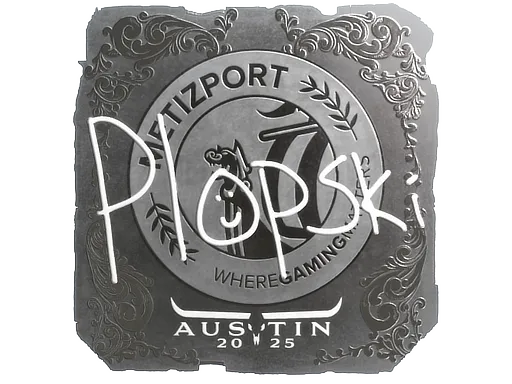 Sticker | Plopski (Foil) | Austin 2025 - $ 0.05