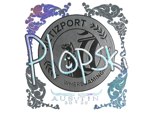 Sticker | Plopski (Holo) | Austin 2025 - $ 0.38