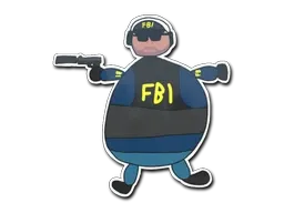 Sticker | Poorly Drawn FBI - $ 0.42
